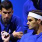 Roger Federer, Rafael Nadal and Novak Djokovic