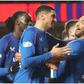 Cyriel Dessers and Leon Balogun.