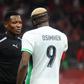 Victor Osimhen, Nigeria and centre referee Daniel Laryea: Photo by Segun Ogunfeyitimi Copyright