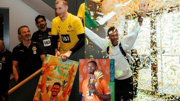 Sébastien Haller receives hero's welcome on return to Borussia Dortmund after AFCON heroics [VIDEO]