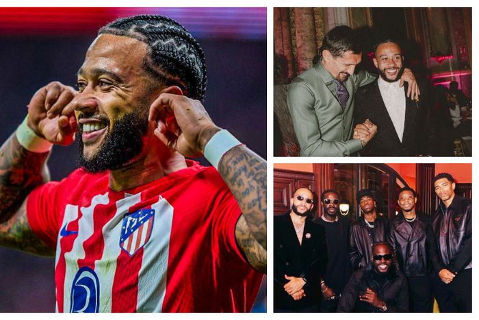 Davido, Jude Bellingham and other Real Madrid attend Memphis Depay’s birthday