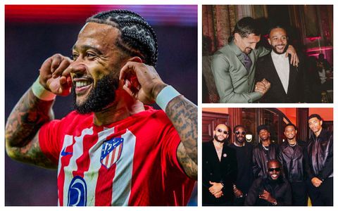 Afrobeats star Davido, Jude Bellingham and other Real Madrid stars pull up to Memphis Depay’s 30th birthday in style