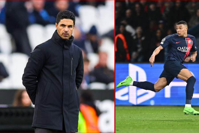 Arsenal boss speaks on the possibility of signing Mbappe || Image credit: Imago