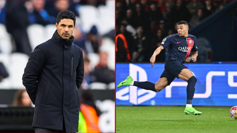 Mikel Arteta says Arsenal have to be in conversation to sign Kylian Mbappe