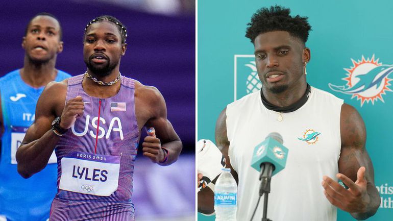Who is faster, Noah Lyles or Tyreek Hill?