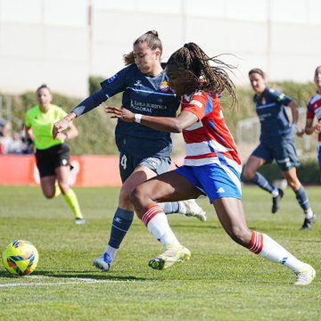 Edna Imade reinforces the case to make the Super Falcons of Nigeria squad with her 12th league goal for Granada in a 2-1 win against Espanyol.