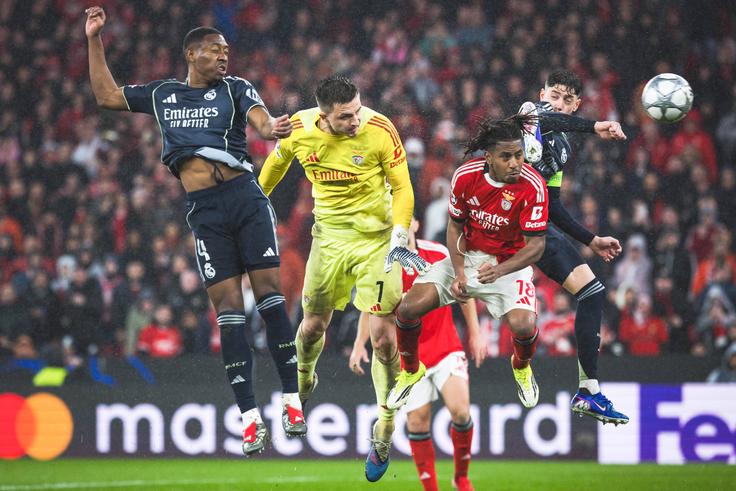 Goalkeeper Anatoliy Trubin scores for Benfica vs Real Madrid | Image credits: Imago