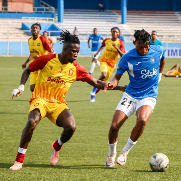 Enyimba lost to Ikorodu City in Aba.