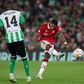 Marcus Rashford scores against Real Betis