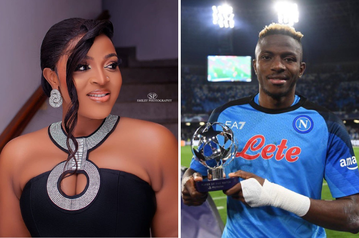 Victor Osimhen's sister gushes over him on social media following Champions League heroics