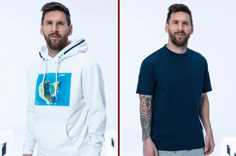 Lionel Messi: PSG superstar drips while promoting his clothing brand 'Messi Green line' amid transfer speculation