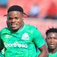 Gor Mahia striker Benson Omala in FKF Premier League action action.