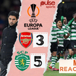 Reactions as Sporting edge Arsenal 5-3 on penalties to qualify for Europe League quarterfinals