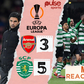Reactions as Sporting edge Arsenal 5-3 on penalties to qualify for Europe League quarterfinals
