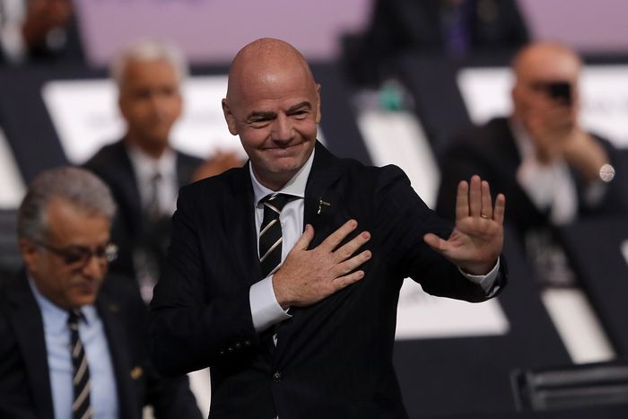 FIFA President Gianni Infantino re-elected
