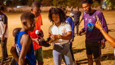 Shelly-Ann Fraser-Pryce inspires hometown football club with generous donation