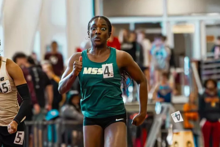 Joy Udo-Gabriel storms back to national reckoning with 60m title and record-breaking time at NCAA DII Championships