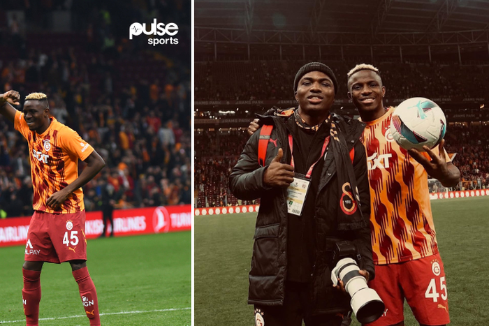 Osimhen sets his nephew up with a Turkish gig | Imago, X