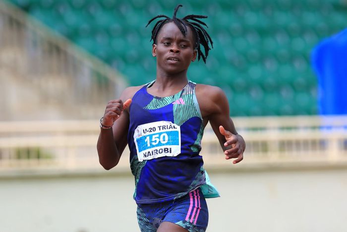 Damaris Mutunga in action at a past race