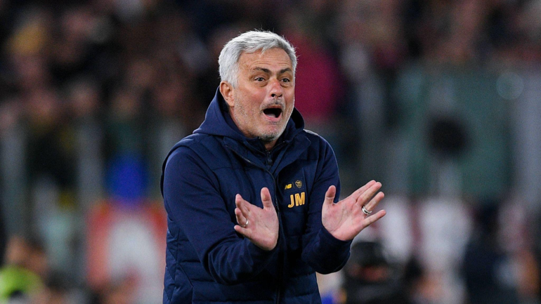 Jose Mourinho in Roma's victory over Udinese