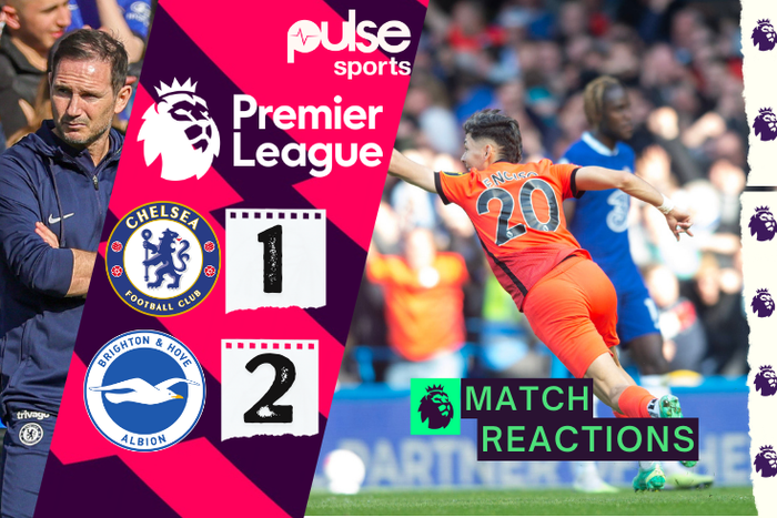 Social Media Reactions as Chelsea fall to 1-2 defeat against Brighton
