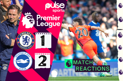Reactions as Chelsea fans give up on club after embarassing Brighton loss
