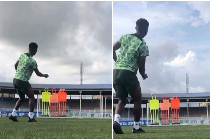 Chibueze Izuogu perfecting his routines for Heartland.