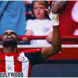 Frank Onyeka celebrates his first PL goal of the season for Brentford.
