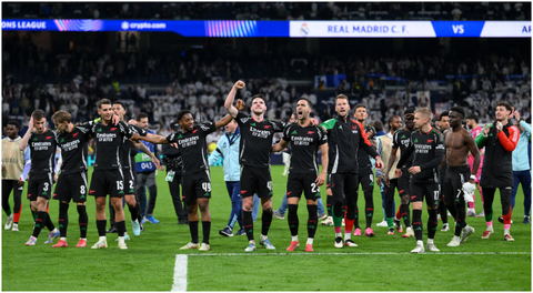Arsenal 5-1 Real Madrid: Mikel Arteta’s team come of age in epic night at Bernabeu to reach UCL semis