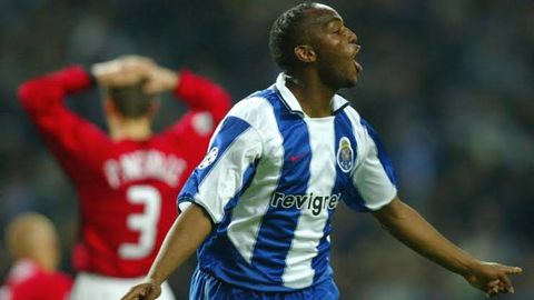 Harambee Stars coach Benni McCarthy netted a brace for Porto against Manchester United in the 2003/04 Champions League.