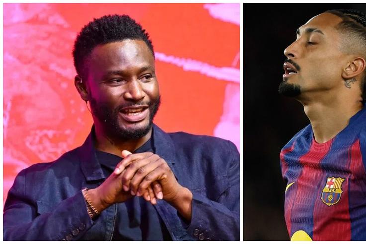 Nobody robbed you — Mikel Obi responds to Raphinha after Lookman ends Barca's UCL dream