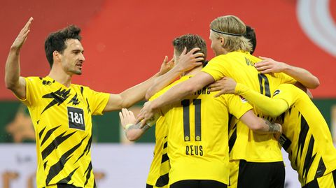 Dortmund secure Champions League spot with sixth straight Bundesliga win