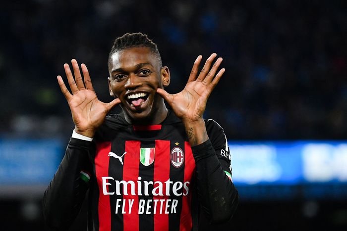 AC Milan forward Rafael Leao could return for the second leg against Inter