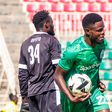 Benson Omala celebrates goal for Gor Mahia.