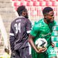 Benson Omala celebrates goal for Gor Mahia.