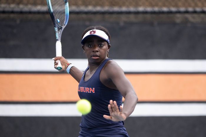 Angella Okutoyi in action