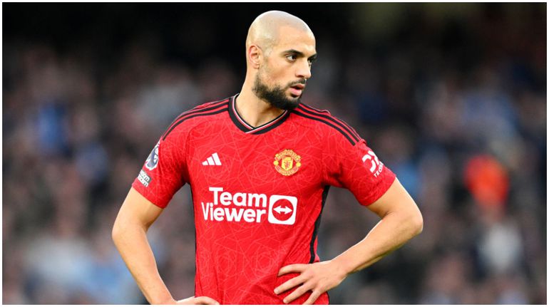 Sofyan Amrabat was one of Manchester United's best performers against Newcastle United.