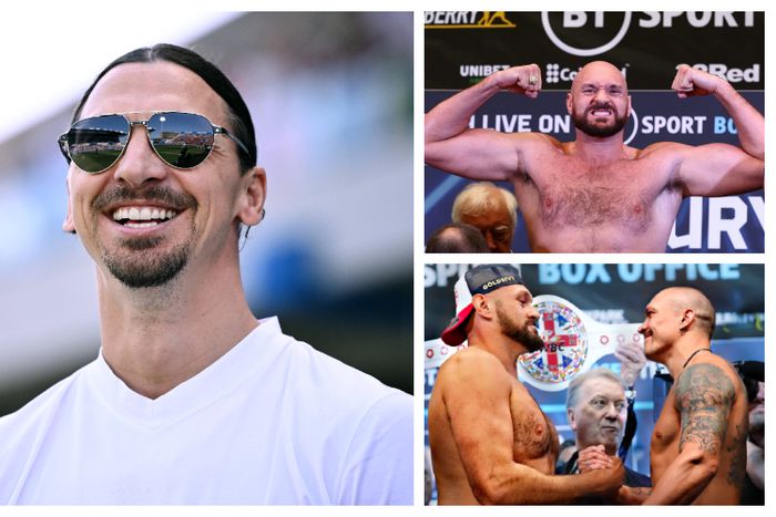 Zlatan Ibrahimovic sends gook luck message to Gypsy King