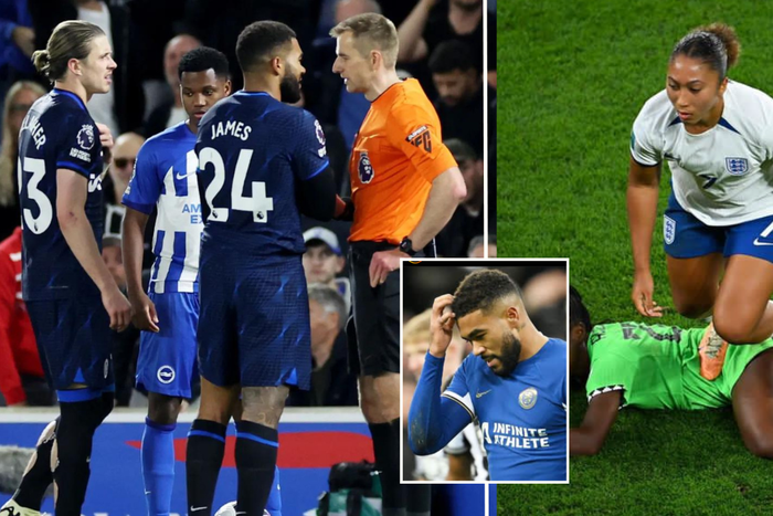 Reece James follows his sister footsteps with embarrassing Red Card minutes after being subbed in for Chelsea