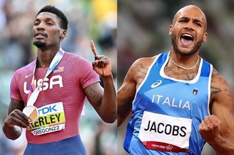Marcell Jacobs scoffs at Fred Kerley's world record bold claims