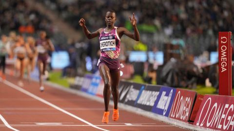 Faith Cherotich Gets the Better of Winfred Yavi to Set 3000m Steeplechase World Lead
