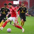 Manchester United vs Nottingham Forest in Premier League action