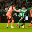 Barcelona vs Real Betis in La Liga action