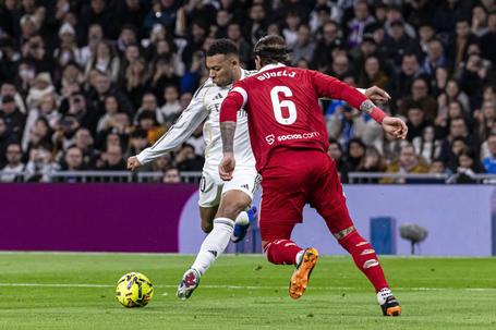 Sevilla vs Real Madrid in La Liga action
