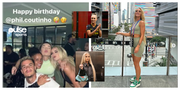 Alisha Lehmann seen with fellow Aston Villa star Coutinho to celebrate his birthday