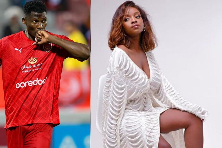 Michael Olunga sets football aside to sing praises of his long-time girlfriend