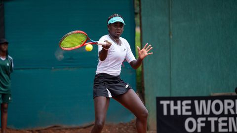 Billie Jean King Cup: Angella Okutoyi reacts following Kenya's third-place finish
