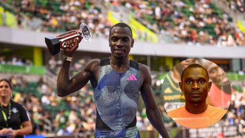 David Rudisha predicts what might happen at the Olympics if Emmanuel Wanyonyi maintains his shape