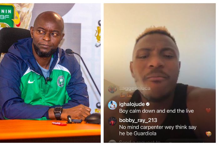 Finidi George responds to Osimhen's accusation