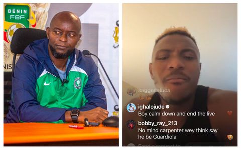 Finidi George responds to accusation made by Victor Osimhen in viral video